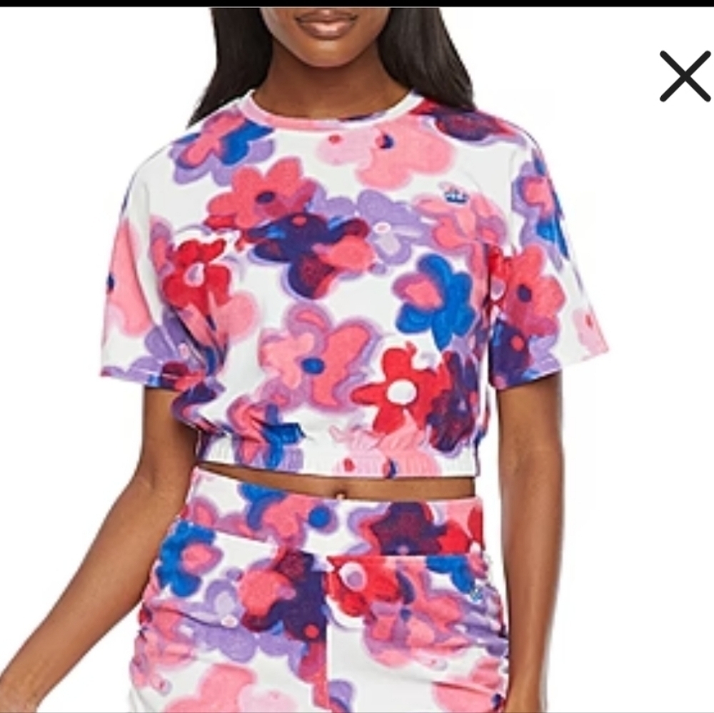 NEW JUICY COUTURE floral crop XL